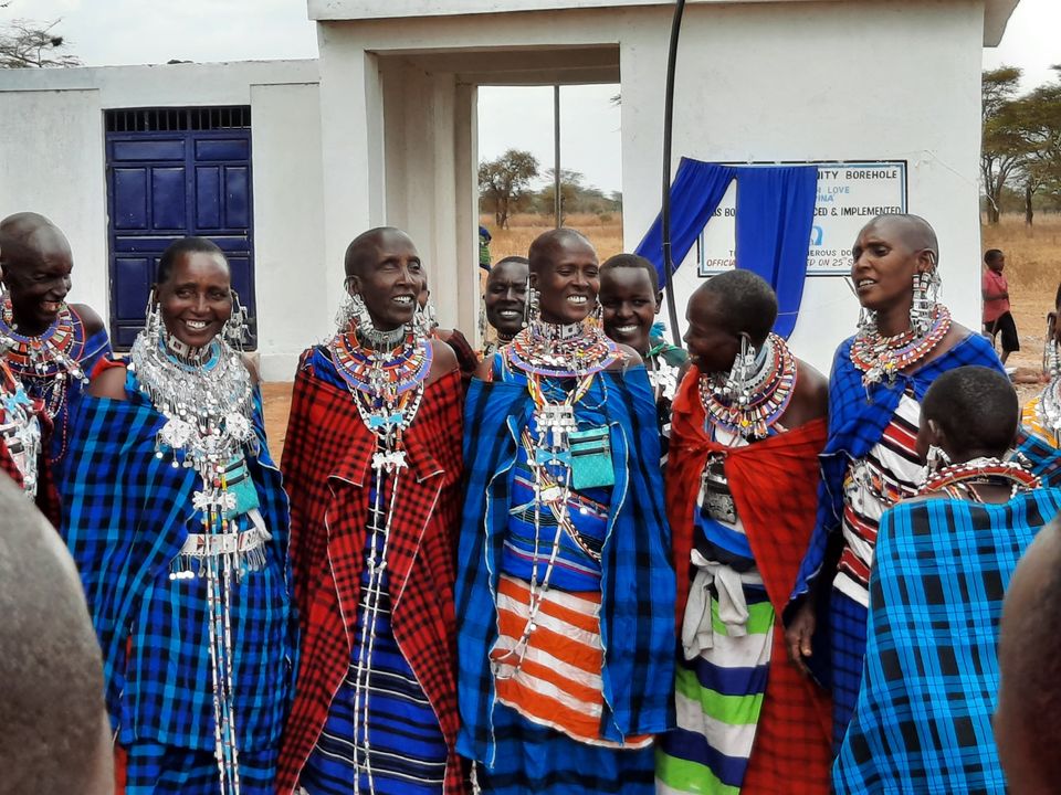 world water day Olmapinu borehole opening ceremony