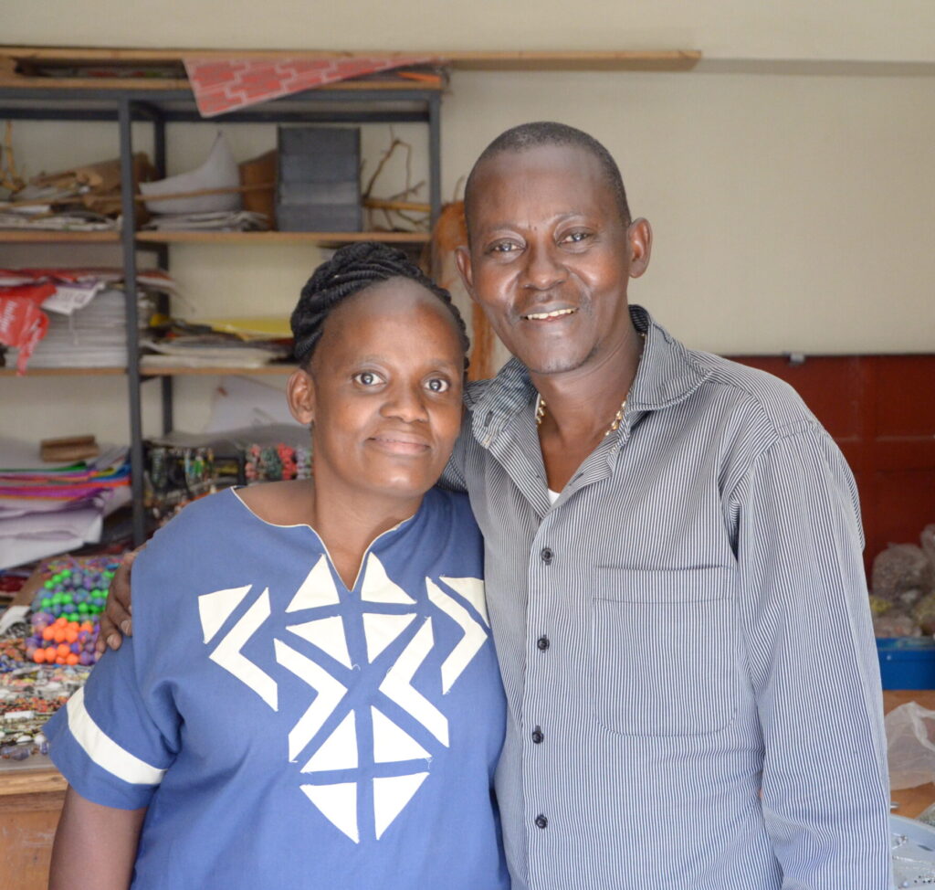 Kenyan paper bead artisans